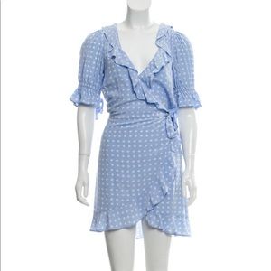 For Love and Lemons Mini Wrap Dress
